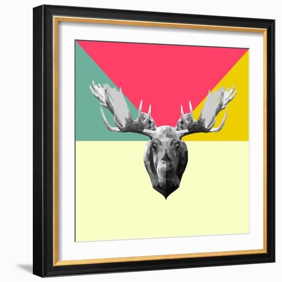 Party Moose-Lisa Kroll-Framed Premium Giclee Print