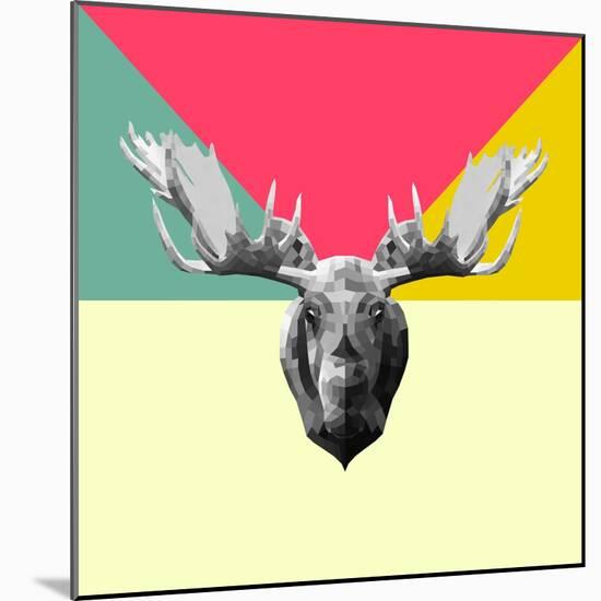 Party Moose-Lisa Kroll-Mounted Art Print