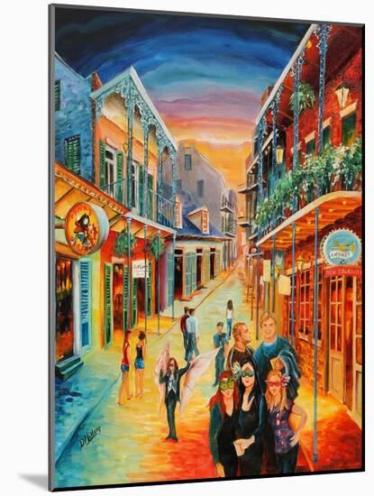 Party on Bourbon Street-Diane Millsap-Mounted Art Print