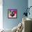 Party Panther in Glasses-Lisa Kroll-Framed Stretched Canvas displayed on a wall