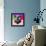 Party Panther in Glasses-Lisa Kroll-Framed Stretched Canvas displayed on a wall