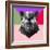 Party Panther in Glasses-Lisa Kroll-Framed Art Print