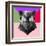 Party Panther in Glasses-Lisa Kroll-Framed Art Print