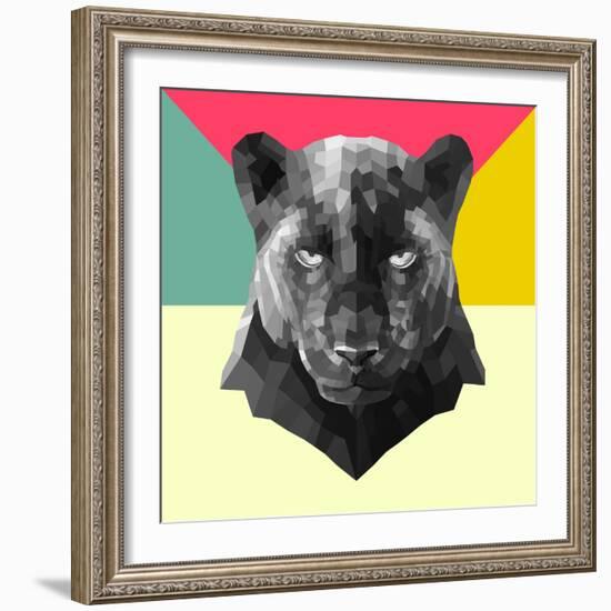 Party Panther-Lisa Kroll-Framed Art Print