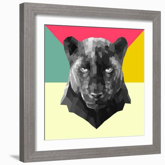 Party Panther-Lisa Kroll-Framed Art Print