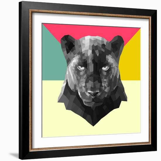 Party Panther-Lisa Kroll-Framed Art Print