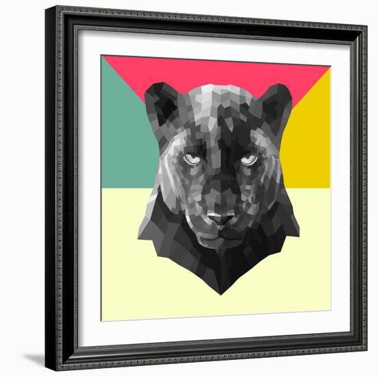 Party Panther-Lisa Kroll-Framed Art Print