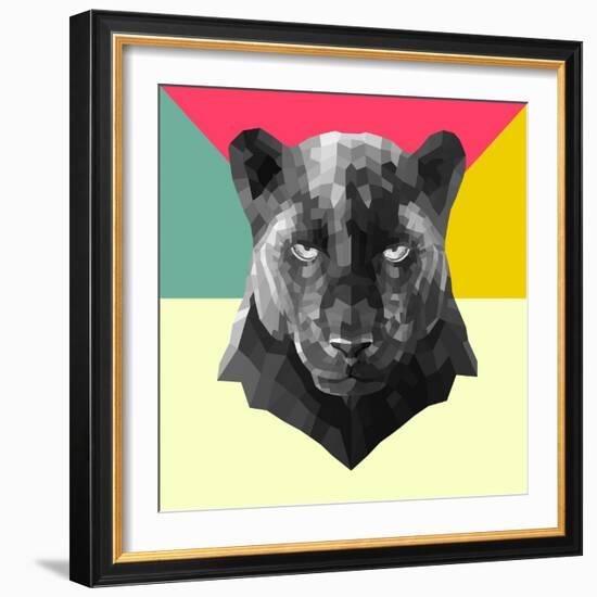 Party Panther-Lisa Kroll-Framed Art Print