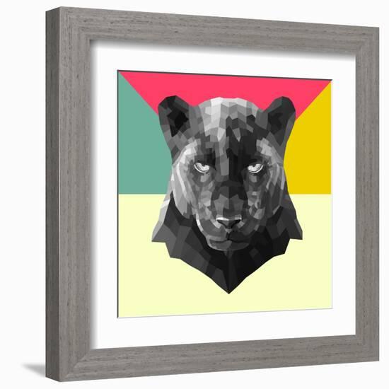 Party Panther-Lisa Kroll-Framed Art Print