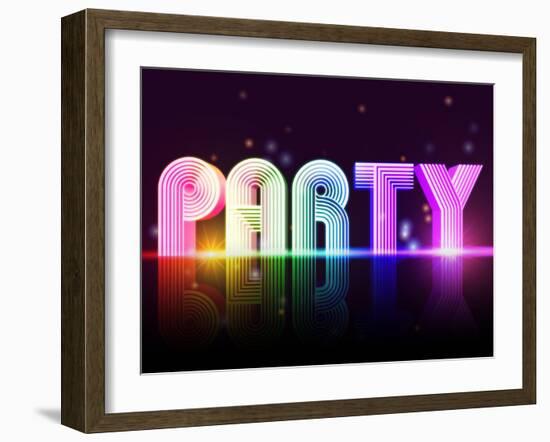 Party Poster-marinini-Framed Art Print