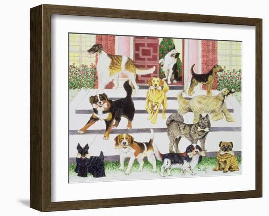 Party Presents-Pat Scott-Framed Giclee Print