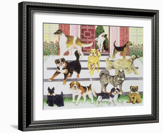 Party Presents-Pat Scott-Framed Giclee Print