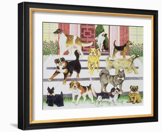 Party Presents-Pat Scott-Framed Giclee Print