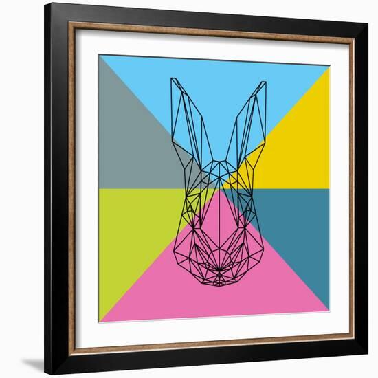 Party Rabbit-Lisa Kroll-Framed Art Print