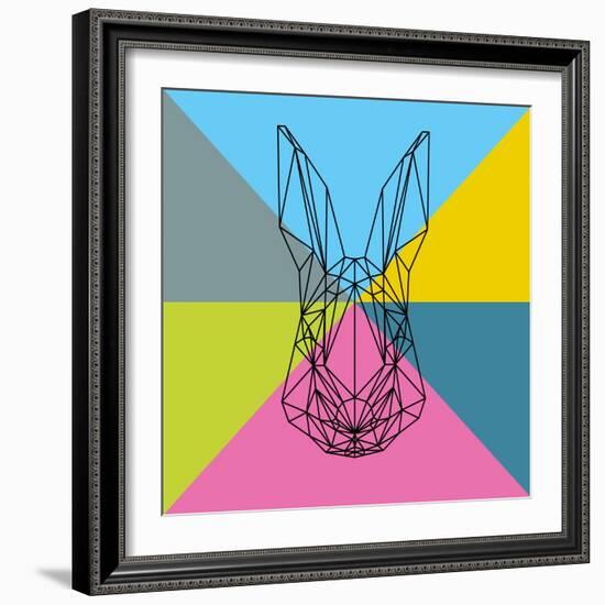 Party Rabbit-Lisa Kroll-Framed Art Print