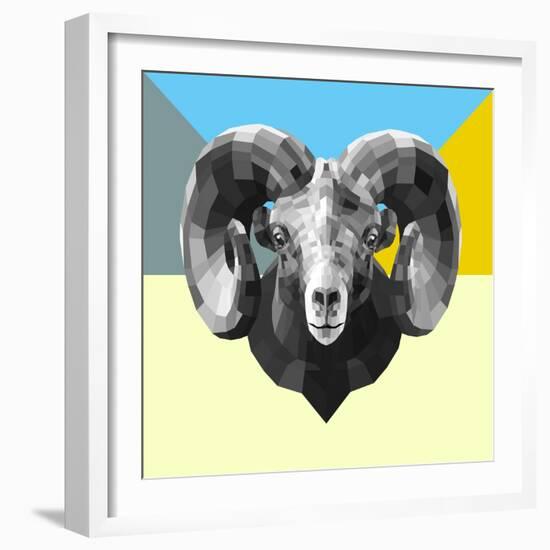 Party Ram-Lisa Kroll-Framed Art Print