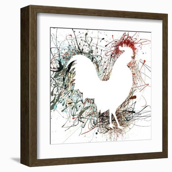 Party Rooster I-Gregory Gorham-Framed Art Print