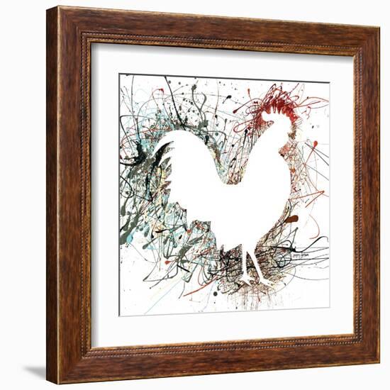 Party Rooster I-Gregory Gorham-Framed Art Print