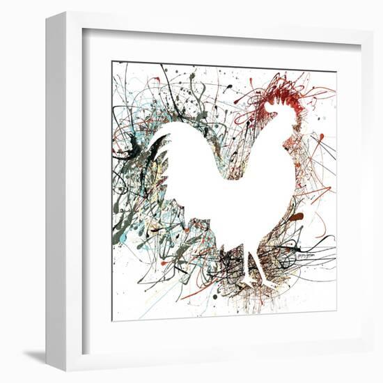 Party Rooster I-Gregory Gorham-Framed Art Print