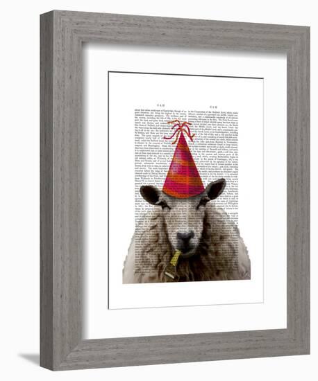 Party Sheep-Fab Funky-Framed Art Print