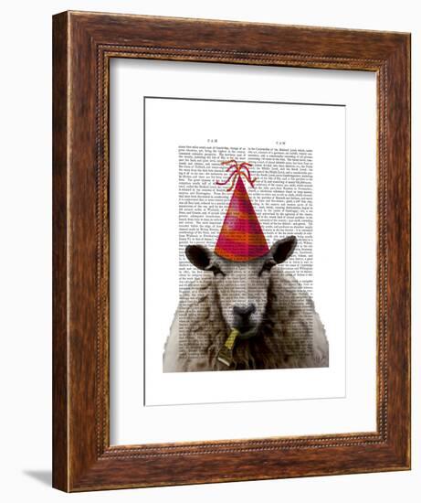 Party Sheep-Fab Funky-Framed Art Print