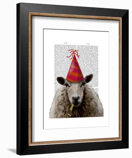 Party Sheep-Fab Funky-Framed Art Print