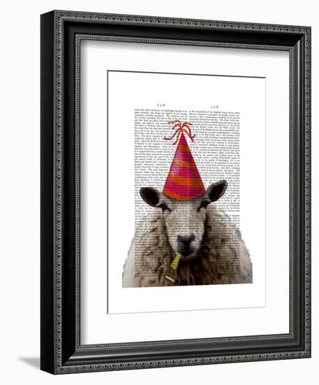 Party Sheep-Fab Funky-Framed Art Print