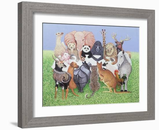 Party Time, 2007-Pat Scott-Framed Giclee Print