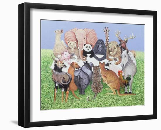 Party Time, 2007-Pat Scott-Framed Giclee Print