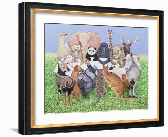 Party Time, 2007-Pat Scott-Framed Giclee Print