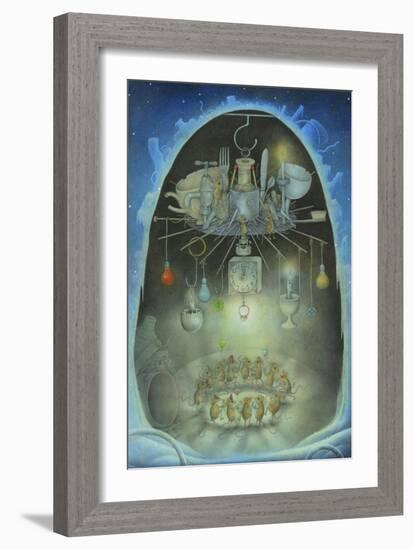 PARTY TIME IN THE DUMP-Wayne Anderson-Framed Giclee Print