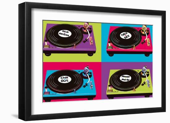 Party Tunes II-Ben James-Framed Giclee Print