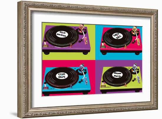 Party Tunes II-Ben James-Framed Giclee Print