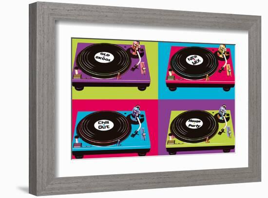 Party Tunes II-Ben James-Framed Giclee Print