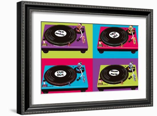 Party Tunes II-Ben James-Framed Giclee Print