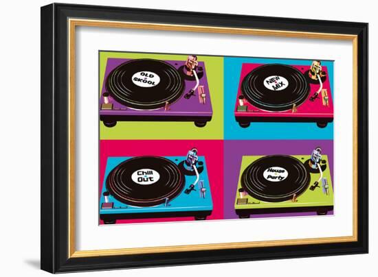 Party Tunes II-Ben James-Framed Giclee Print