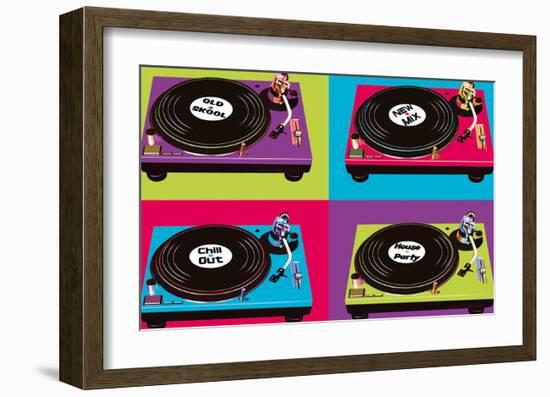 Party Tunes II-Ben James-Framed Giclee Print