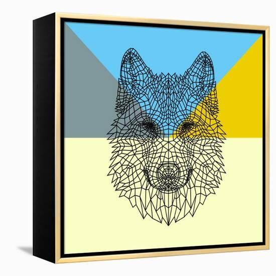 Party Woolf-Lisa Kroll-Framed Stretched Canvas