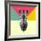 Party Zebra Head-NaxArt-Framed Art Print