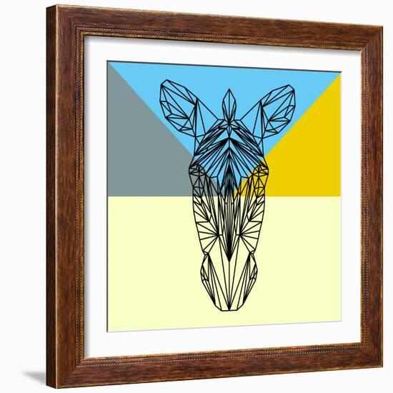 Party Zebra-Lisa Kroll-Framed Art Print