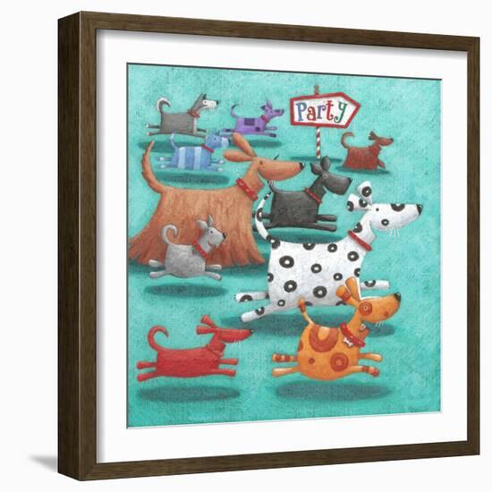 Party-Peter Adderley-Framed Art Print