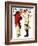 "Partygoers" Saturday Evening Post Cover, March 9,1935-Norman Rockwell-Framed Giclee Print