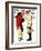 "Partygoers" Saturday Evening Post Cover, March 9,1935-Norman Rockwell-Framed Giclee Print