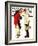 "Partygoers" Saturday Evening Post Cover, March 9,1935-Norman Rockwell-Framed Giclee Print