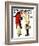 "Partygoers" Saturday Evening Post Cover, March 9,1935-Norman Rockwell-Framed Giclee Print