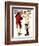 "Partygoers" Saturday Evening Post Cover, March 9,1935-Norman Rockwell-Framed Giclee Print