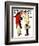 "Partygoers" Saturday Evening Post Cover, March 9,1935-Norman Rockwell-Framed Giclee Print