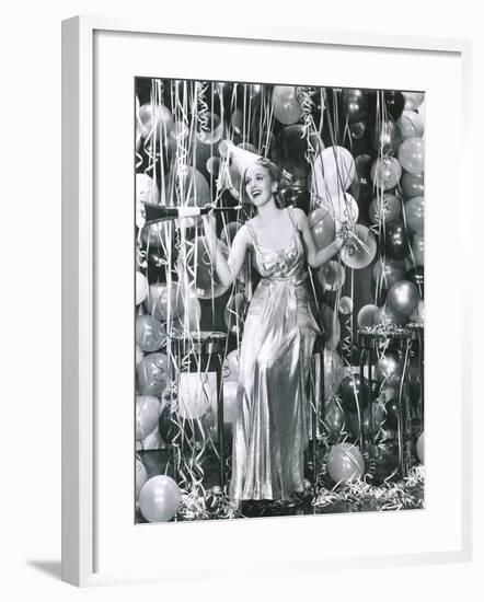 Partying into the New Year-null-Framed Photo