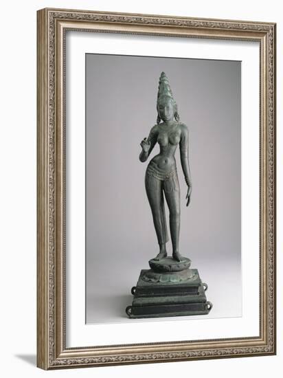 Parvati, Consort of Siva, Indian, 13th Century (Bronze)-Indian-Framed Giclee Print