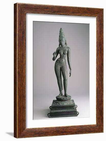 Parvati, Consort of Siva, Indian, 13th Century (Bronze)-Indian-Framed Giclee Print